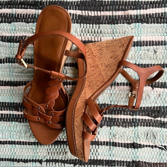 Franco Sarto Cork Wedges Size 9 - Picture 10 of 11